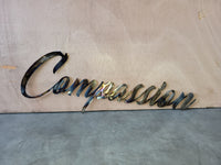 Metal Wall Words - Compassion