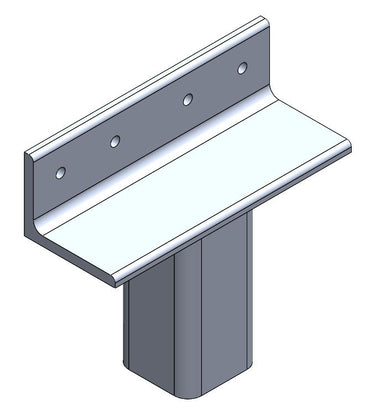 Aluminum Guardrail - Top Mid Connector