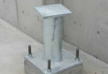 Pedestal for a davit system
